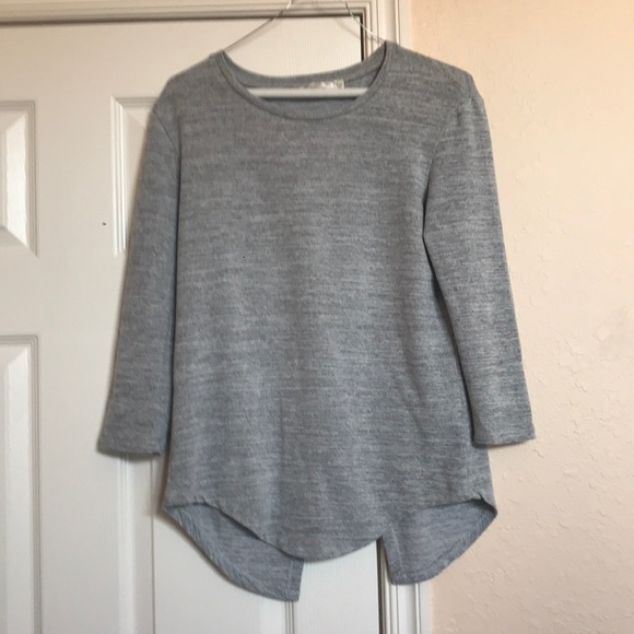 Juniors Open-Back Sweatshirt - Picture 2 of 3